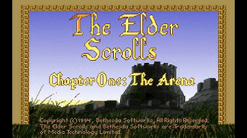The Elder Scrolls Chapter One: The Arena blind playthrough part 1: Character creation