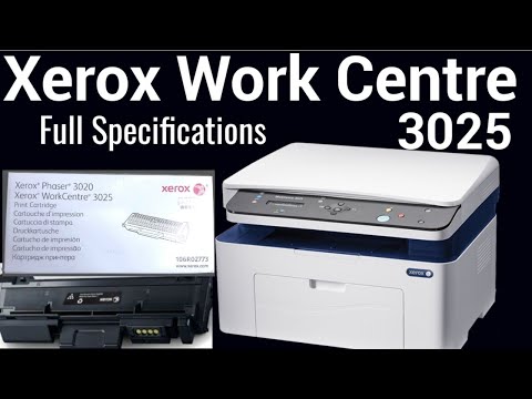 Подробная видеоинструкция 🔸 как заменить картридж в принтере Xerox WorkCentre 3025 /