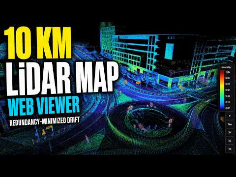 10km City-Scale LiDAR Map Visualization in a Web Browser