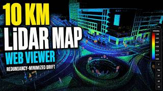 10km City-Scale LiDAR Map Visualization in a Web Browser