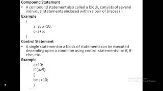 UNIT I DATA EXPRESSIONS AND STATEMENTS