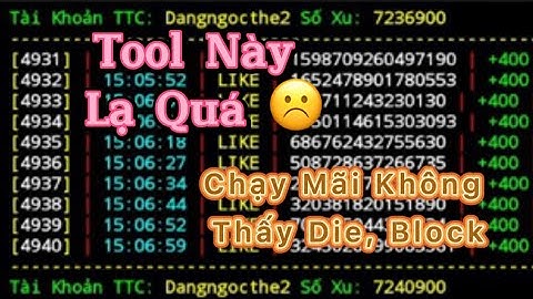Share Tool Gộp TTC + TDS Bao Mượt, Bao Ngon Chạy Xuyên Ngày Đêm Không Thấy Die, Block Gì Cả