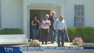 Sen. Cornyn visits Sutherland Springs