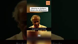 Dharma vs. Religion: Understanding Indian Traditions #shorts