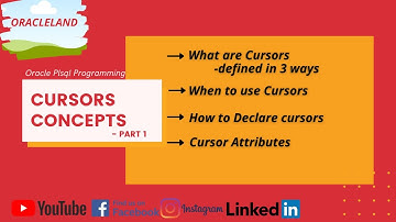 Oracle PL/SQL Tutorial For Beginners | Cursors in Oracle - Part 1 | Cursor Attributes
