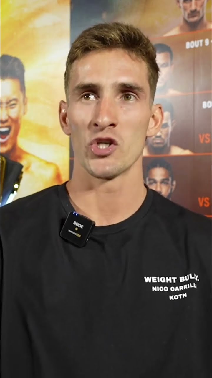Nico Carrillo is the most successful fighter to come out of Scotland!! He carries the flag later
