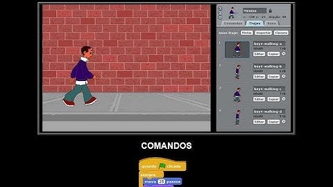 Criando Games com Scratch - Parte 3 - Trocando o traje do personagem