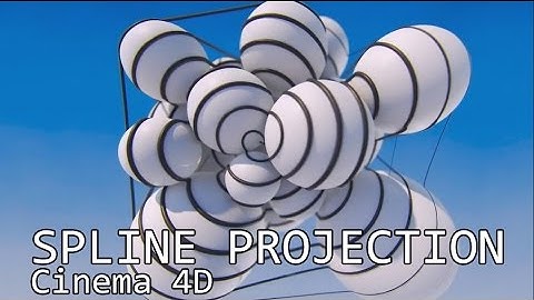 C4D Tutorial - Spline Projection [silent]
