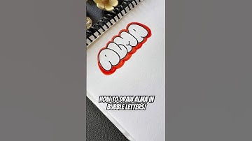 Alma in bubble letters! #fyp #names #drawing #foryou #alma