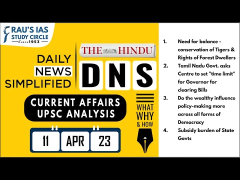 The Hindu Analysis | 11 April, 2023 | Daily Current Affairs | UPSC CSE 2023 | DNS