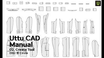 06 원 Circle | Create Tool | Uttu CAD Manual with CLOVA Dubbing
