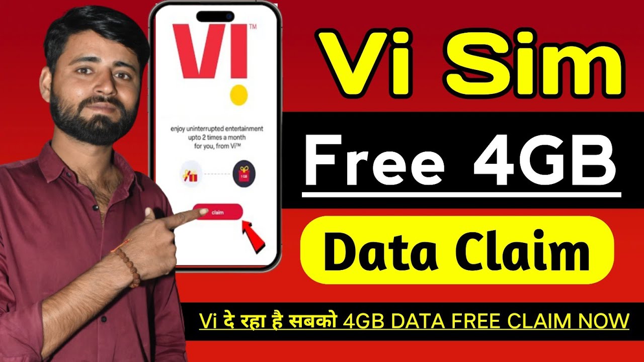 Vi 4GB Data Free Vi Free Vi Data 1GB Free Claim Vi 4GB Data Free Vi Free Vi Data 1GB Free Claim