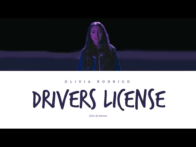 Olivia Rodrigo - Drivers License (Lyrics) class=