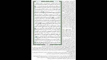 الصفحة٥٣من المصحف الشريف برواية حفص عن عاصم القارئ د.بريك سعد بريك- إجازة التجويد من الأزهر الشريف