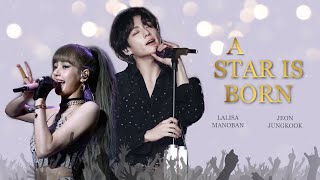 ⭐️Lizkook⭐️ Lisa (blackpink) &amp; Jungkook (bts) • a star is born • [fmv]