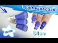 Comparações de esmaltes Azul