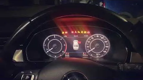 2018 VW Passat Virtual Cockpit Needle Sweep