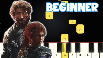 Lumière - Clair Obscur Expedition 33 | Beginner Piano Tutorial | Easy Piano