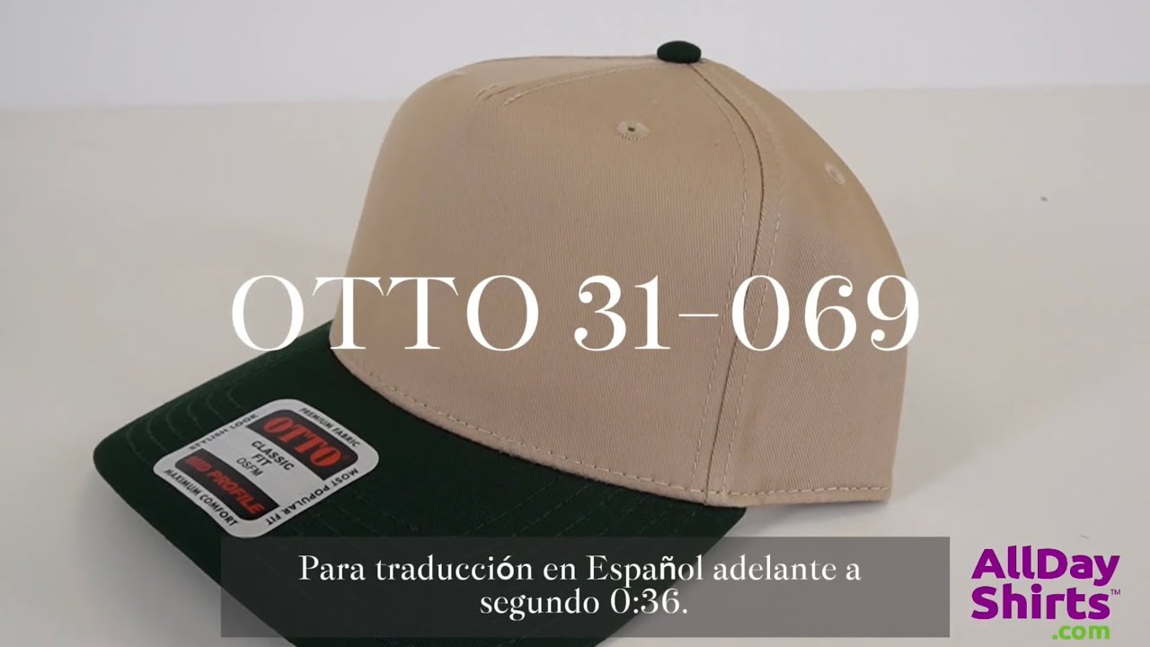 Otto Cap 5-Panel Mid Profile Baseball Cap