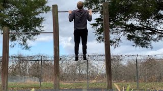 Monkey bars everyday Day 366: pull-ups and inverted rows