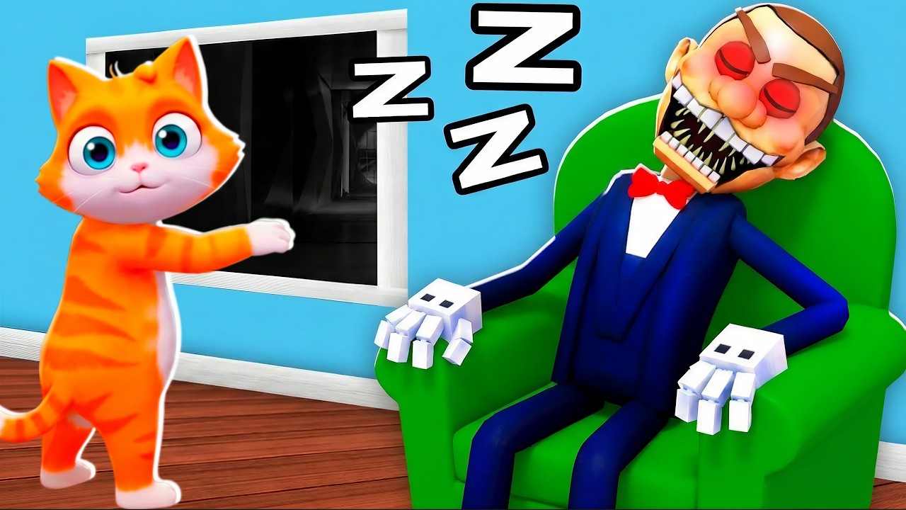 Cat Escapes HAUNTED TOYSHOP!