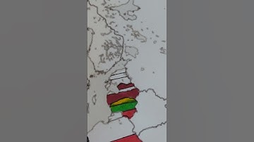 Map of Europe - Estonia #country #flag