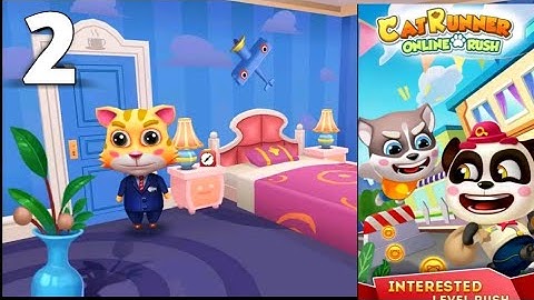 cat runner decorate home all levels gameplay | cat runner decorate home | part 2 |