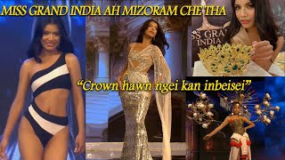 Miss Grand India Thlan Na Ah Mizoram A Che Tha Fal Hle