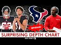 Houston Texans Release SURPRISING Depth Chart Ahead Of NFL Preseason Week 1 vs. Vikings
