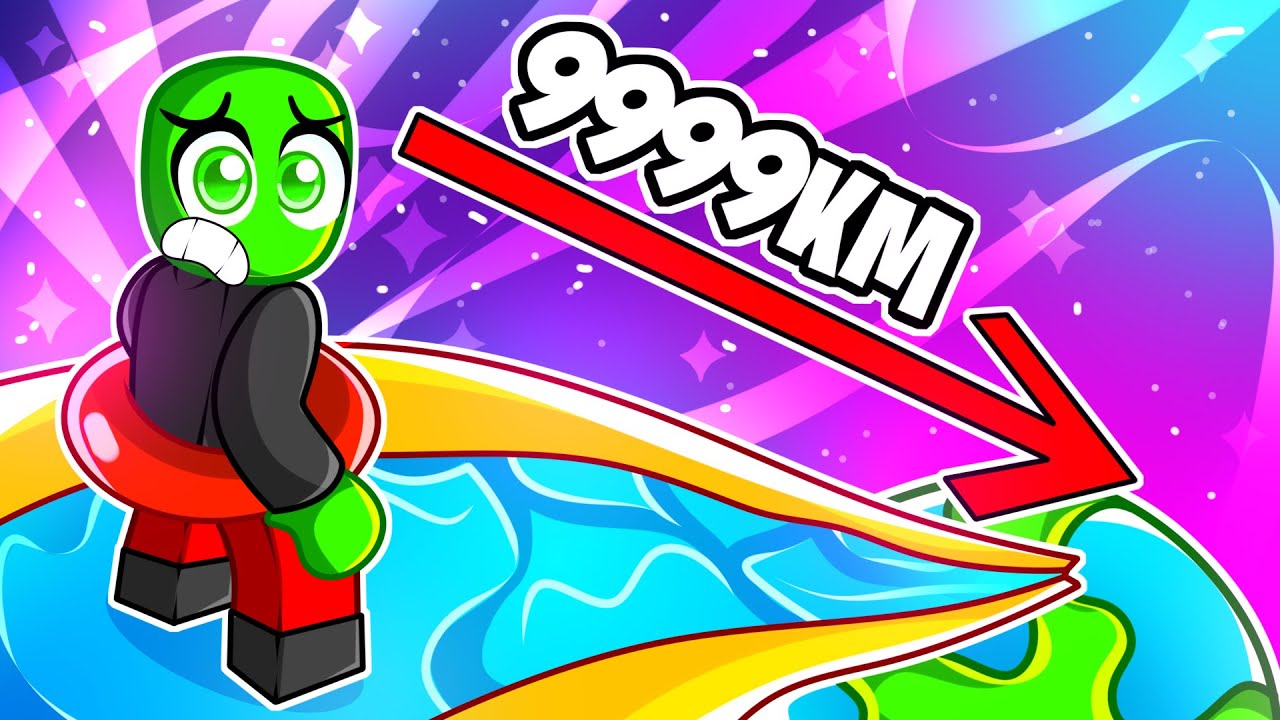 NAJWIĘKSZA ZJEŻDŻALNIA w Roblox! *999,999 KM/H*