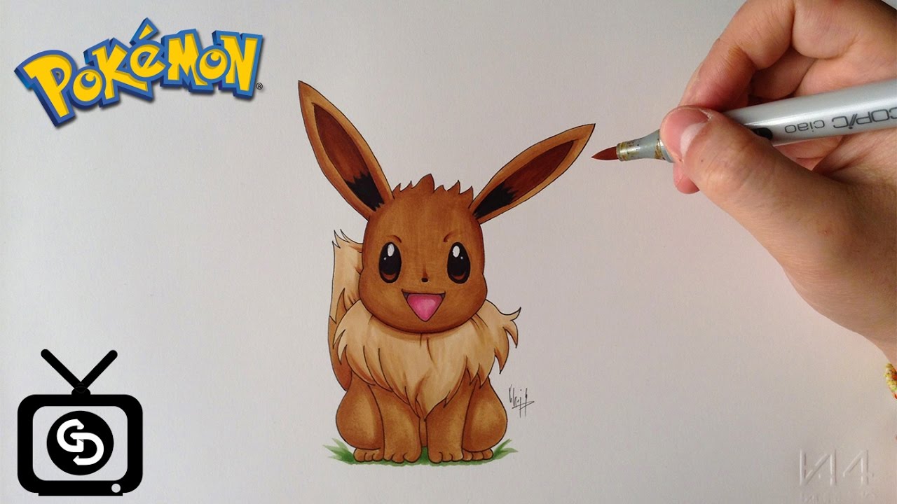 How To Draw Eevee Pokemon ( Step by Step ) - YouTube