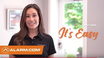 With Alarm.com, It