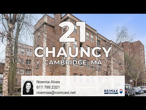21 Chauncy Street 3B, Cambridge, MA home video tour