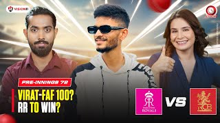 LIVE 🔴 RR vs RCB Pre-Match | Fantasy Countdown EP- 72 | Match - 72 | IPL 2024