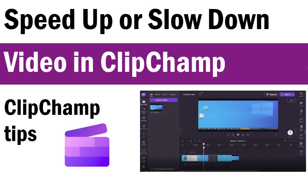 Speed Up & Slow Down Video Clips