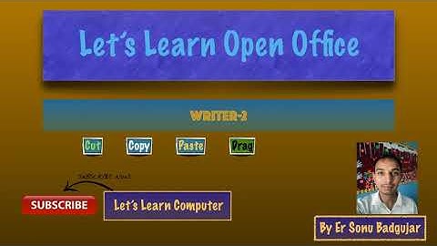 OpenOffice - Writer(Part-2)