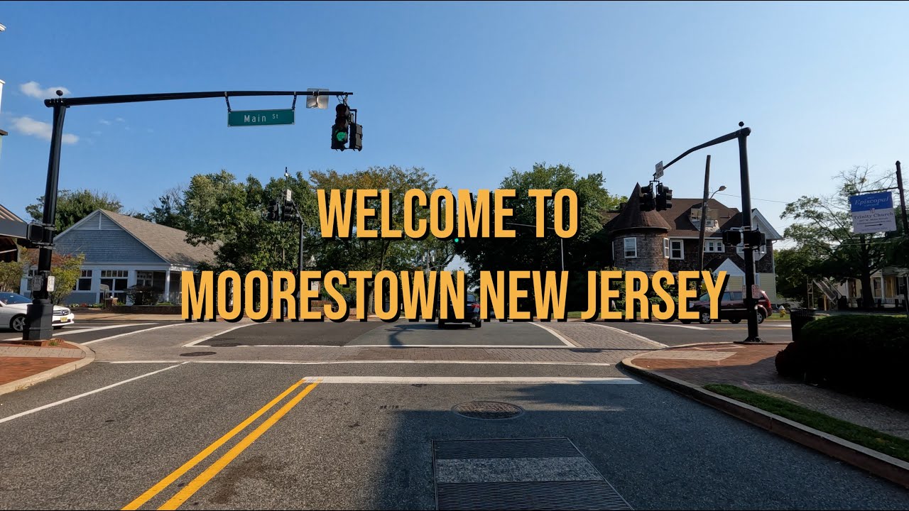 Moorestown, New Jersey 4K A Beautiful South Jersey Suburb YouTube