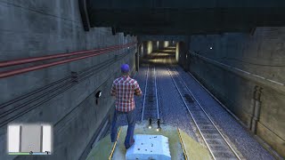 You S O B Grand Theft Auto V Train Breaks Him In Half