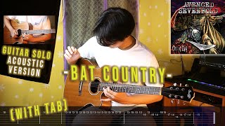 Download Lagu Avenged Sevenfold - Bat Country Guitar Solo + TAB (Acoustic version) MP3
