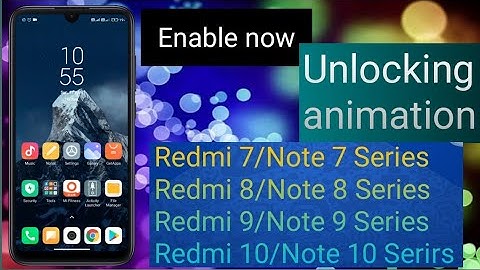 Bring Back Unlocking Animations in MIUI NO ROOT