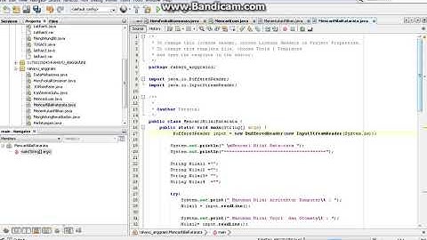 Belajar Java percabangan IFMencari nilai rata rata menggunkan BufferedReader