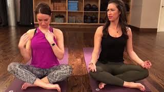Jenny Milkowski And Steph: Pilates bicycle abs