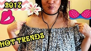 Top 10 Fashion trends  2017  Clothes, accessories, makeup.