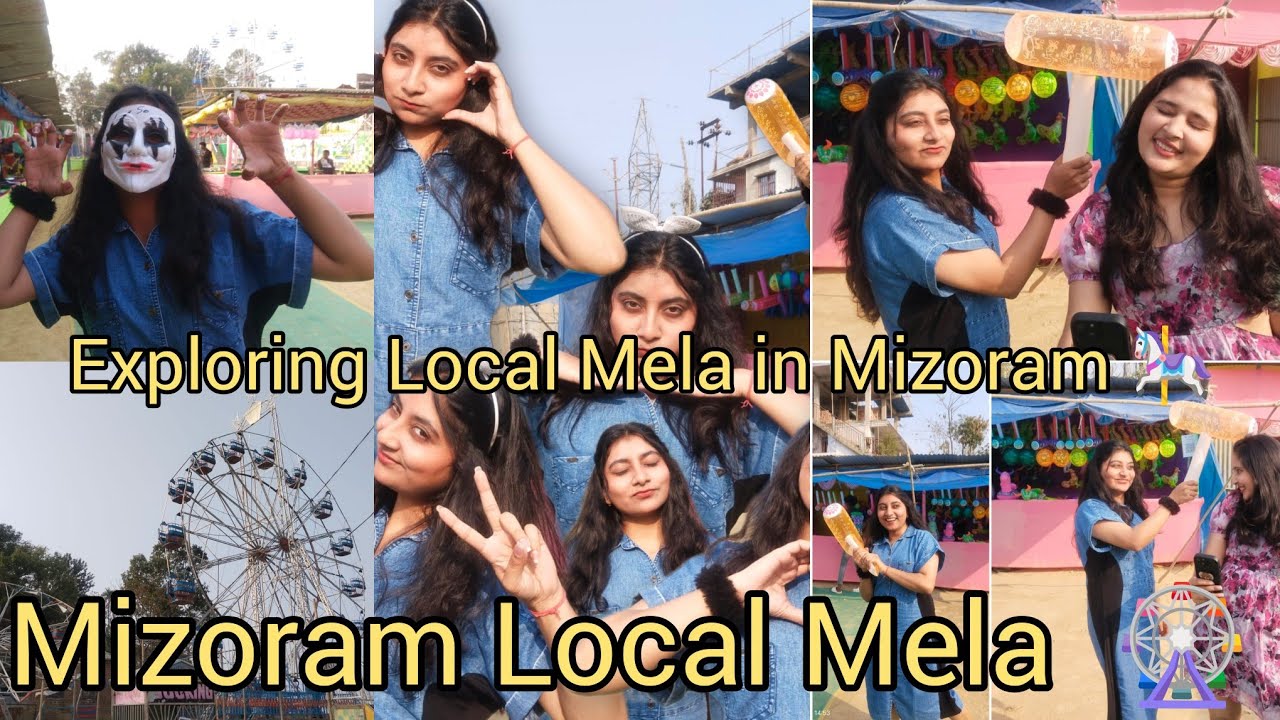 Exploring Local Mela in Mizoram 🎠  Girls Fun Day Out in Mizoram ❤️ Mela + Friends.     #Mizoram   