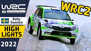 WRC Rally Highlights : Rally Sweden 2022 : WRC2 Day 1