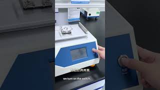 Let's take a look at the test for the film friction coefficient. #testmachine #adhesives #tape
