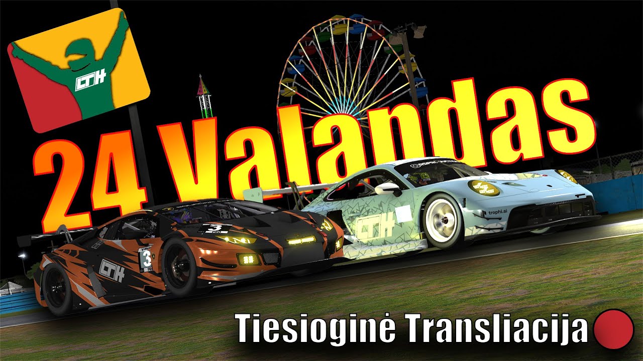 24 Valandų Daytona Lenktynės - iRacing Lietuviškai PASKUTINIS