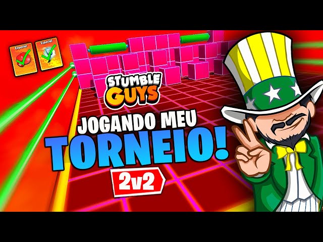 MEU TORNEIO FULL BLOCK DASH LENDARIO 🔥 FULL SOCO E 2x2 🔥 STUMBLE GUYS  LIVE AO VIVO AGORA 