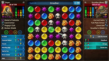 Puzzle Quest Gruulkar Boss Fight Nintendo Switch