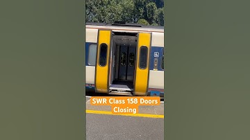 SWR Class 158 Doors Closing